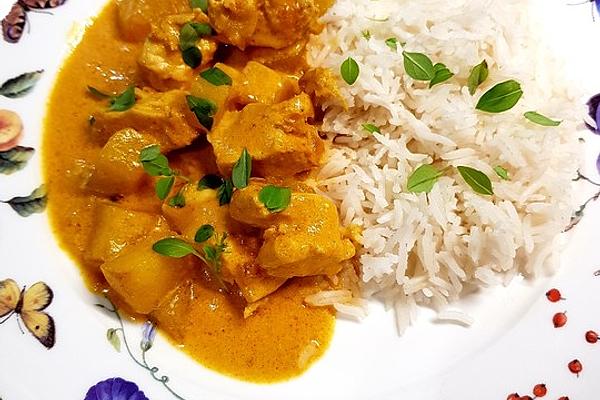 Indian Chicken and Mango Curry