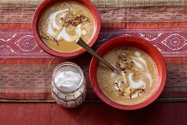 Indian Lentil Soup with Cumin Onions