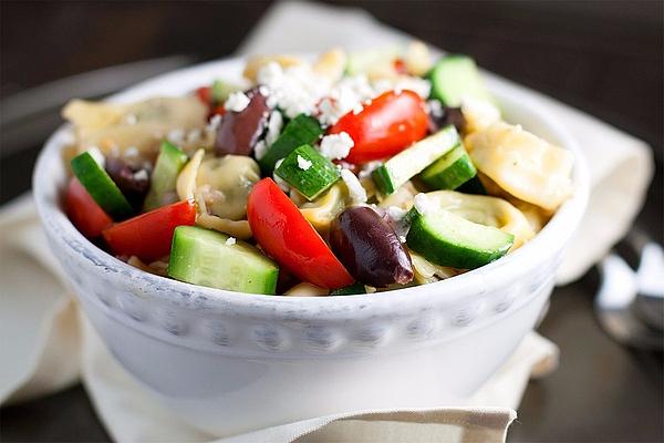 Italian-Greek Tortellini Salad