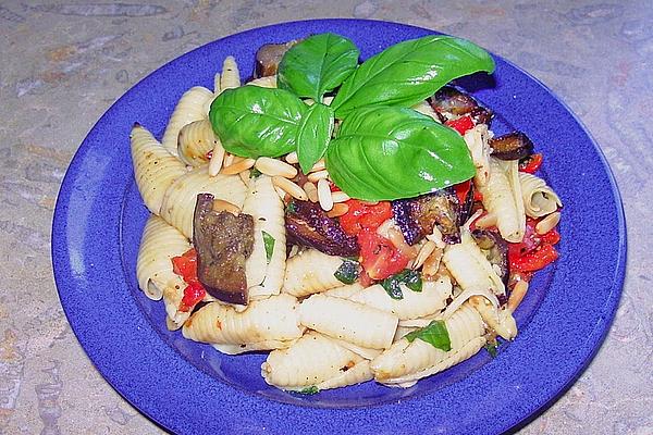 Italian Rocket – Mushroom – Pasta Salad with Pine Nuts