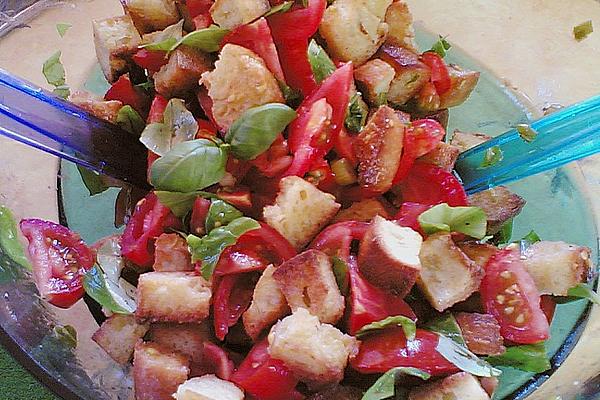 Italian Tomato – Bread – Salad