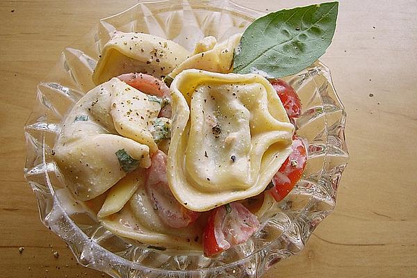 Italian Tortellini Salad with Ricotta Cream