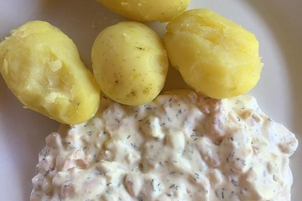Jacket Potatoes with Salmon Remoulade