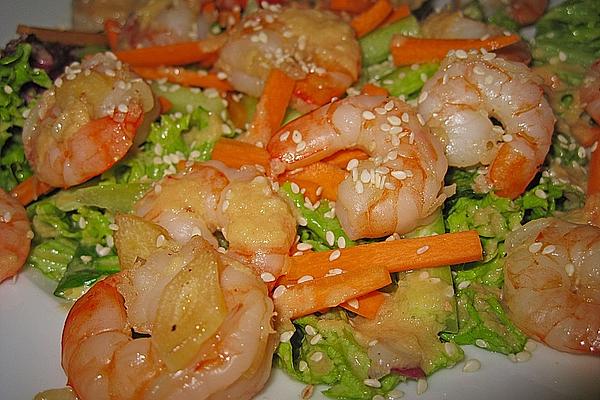 Japanese Onion Sauce with Chinese Cabbage and Shrimp