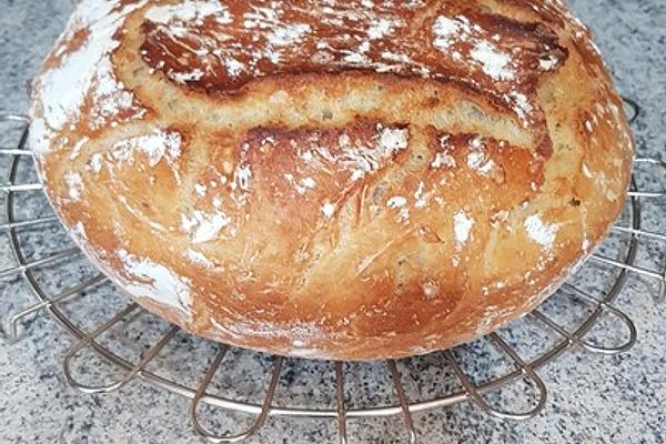 Juicy Wholemeal Bread Without Kneading