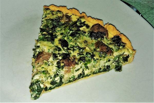 Kale Quiche with Lamb