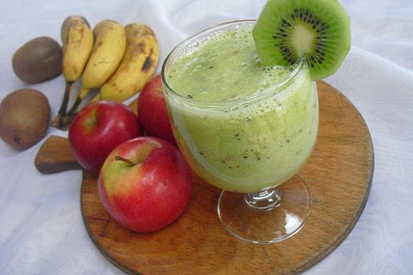 Kiwi-banana-apple Smoothie
