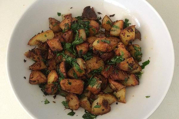Lebanese Potatoes with Coriander, Cumin and Chilli