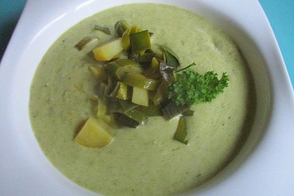 Leek, Potato and Sour Cream Soup