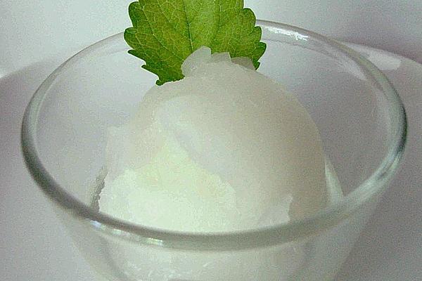 Lemon Balm Sorbet