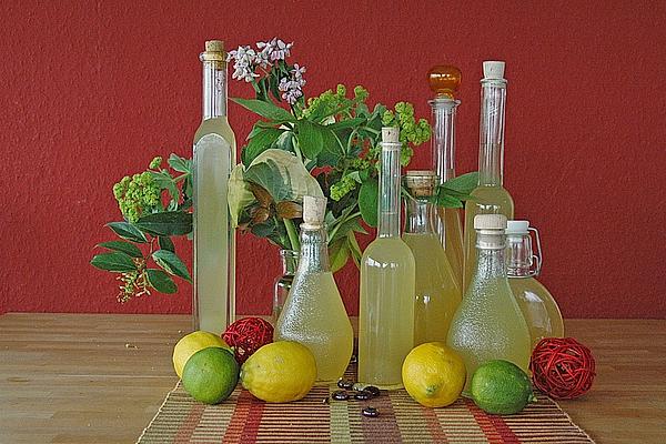 Lemon Syrup with Peppermint and Lemon Balm