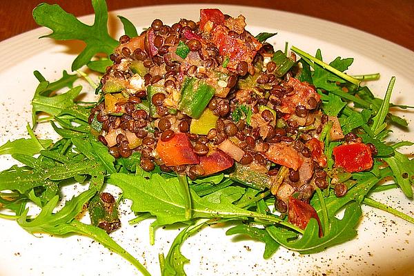 Lentil Salad with Feta or Goat Cheese