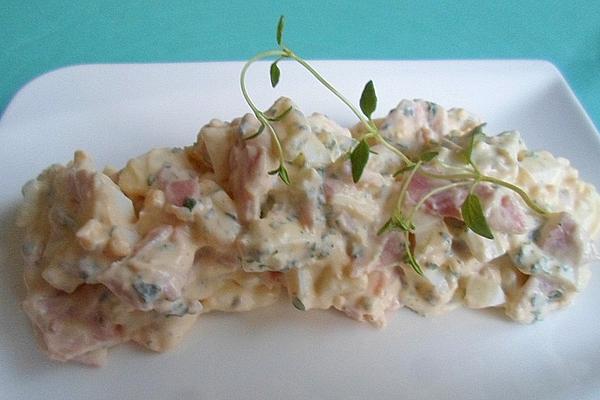 Light Egg Salad with Ham