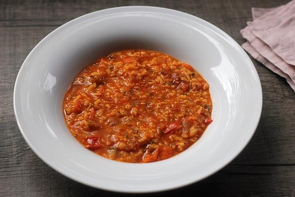 Light Tomato Soup with Rice