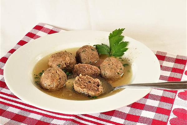 Liver Dumplings Made from Poultry Liver