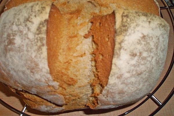 Loaf Of Mixed Rye Bread – Without Sourdough, But with Lemon Juice