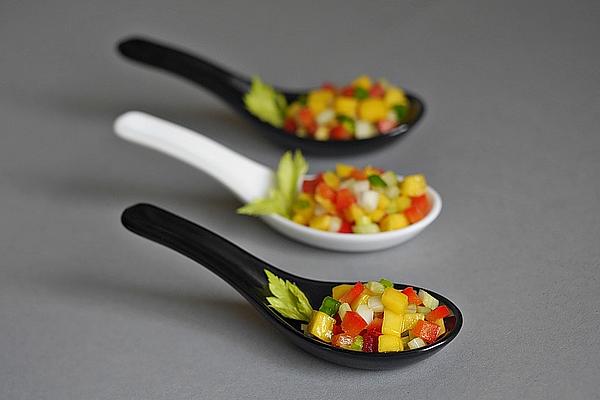 Mango Salad with Peppers and Celery