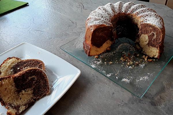 Marble Cake with Nutella, Very Juicy