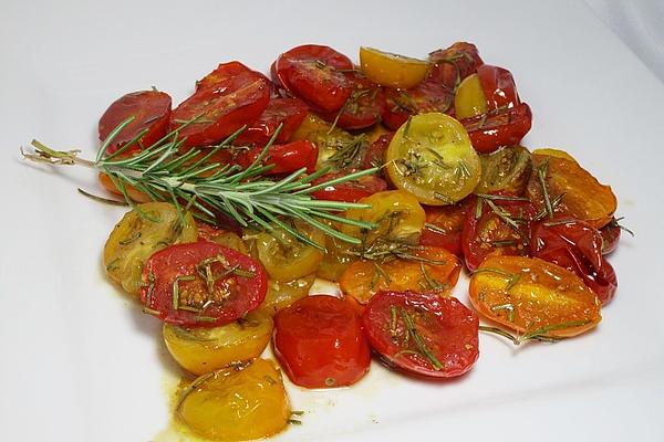 Marinated Cherry Tomatoes with Rosemary from Oven