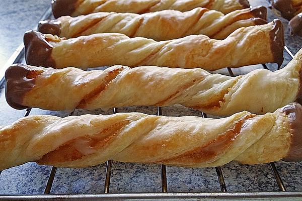 Marzipan Coconut Puff Pastry Sticks
