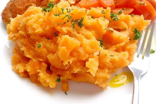 Mashed Sweet Potatoes with Mustard