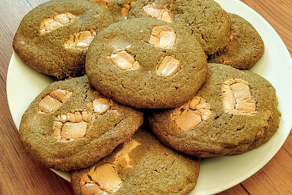 Matcha Cookies with White Chocolate
