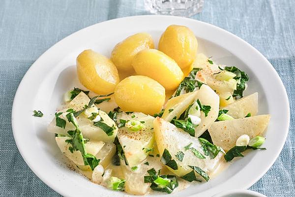 May Turnips in Parsley Butter