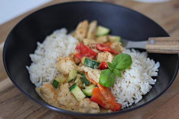 Mediterranean Stir-fry Vegetables with Chicken Breast Fillet