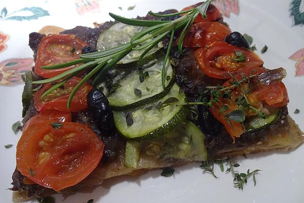 Mediterranean Tart – Vegetarian Starter