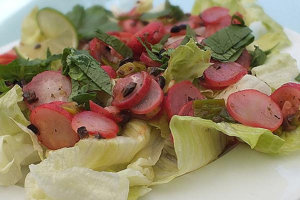 Mild Radish Leaf Salad