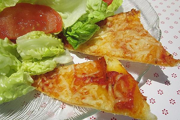 Mini Snack Pizzas Made from Puff Pastry