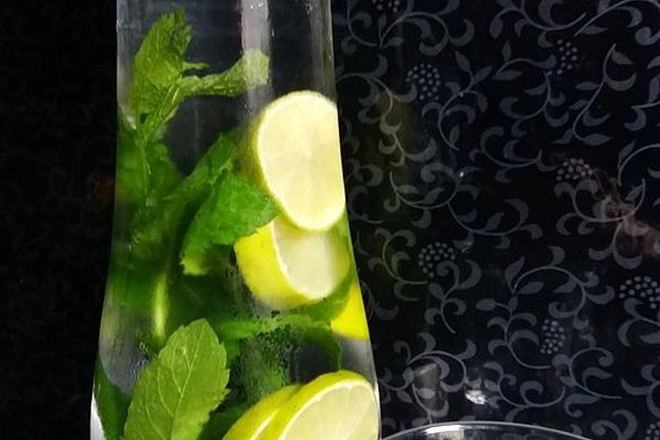 Mint Water with Lime