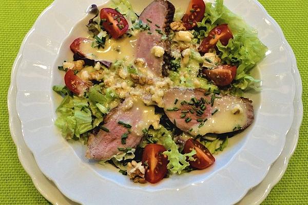 Mixed Leaf Salad with Duck Breast L´ Orange