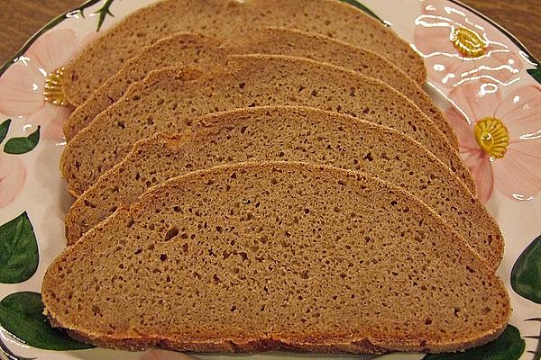 Mixed Rye Bread Made from Sourdough