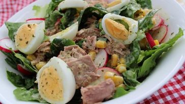 Simple Mixed Salad with Egg