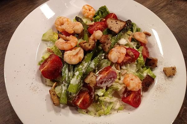 Mixed Salad with Warm Shrimp