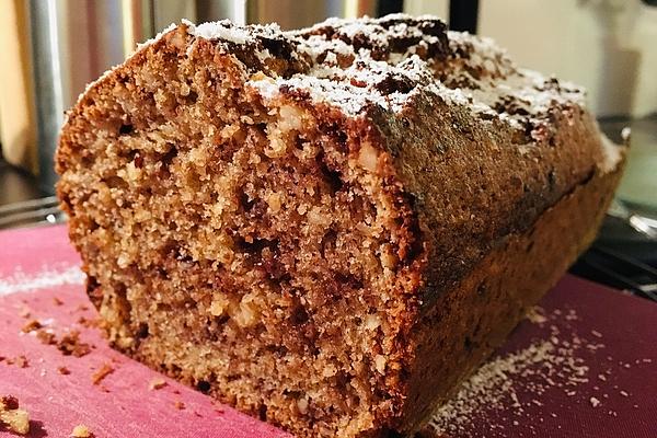 Moist Chocolate and Nut Cake