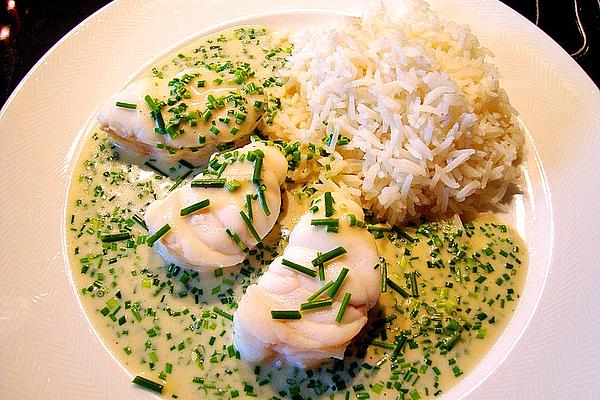 Monkfish in Wormwood and Chives Cream