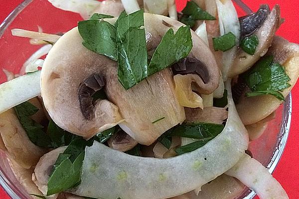 Mushroom and Fennel Salad Low Carb