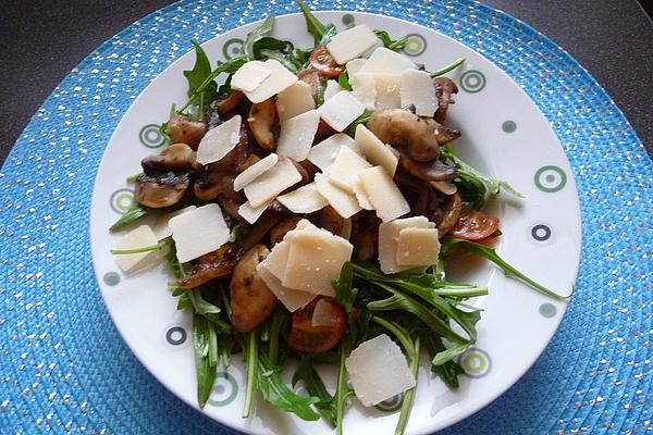 Mushroom – Rocket Salad with Parmesan