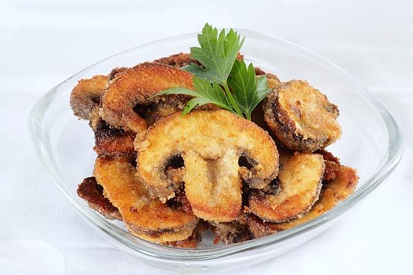 Mushrooms, Breaded and Fried