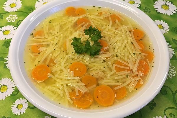 Noodle and Carrot Soup