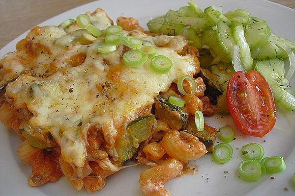 Noodle – Zucchini – Minced Meat – Casserole