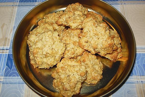 Oat and Coconut Cookies with Marzipan
