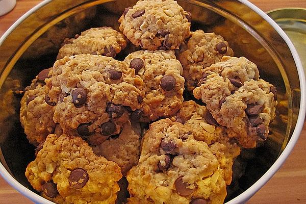 Oatmeal Coconut Cookies with Chocolate Chips