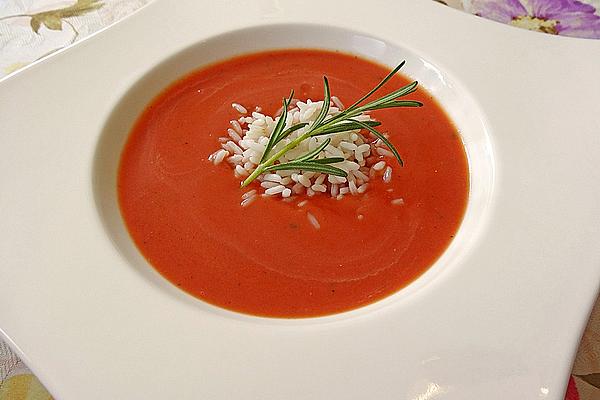 Old German Tomato Soup with Rice