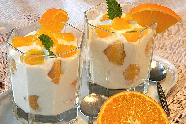 Orange and Amaretto Curd Dessert