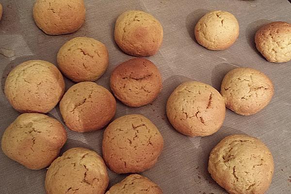 Orange Cookies with Kamut Flour and Farin Sugar