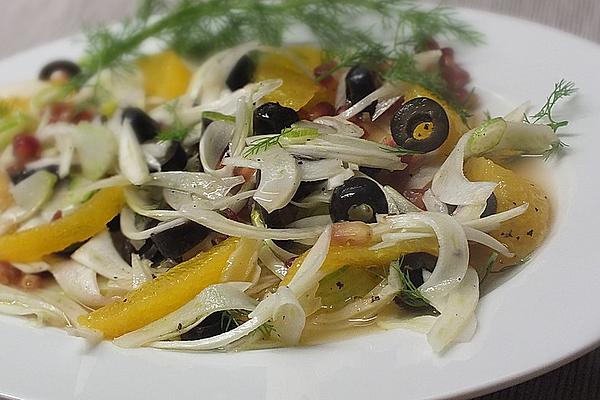 Orange Salad with Olives and Fennel