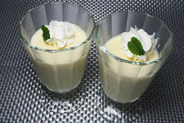 Orange Yoghurt Cream with Marzipan
